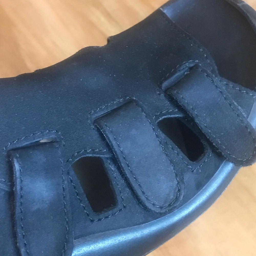 HAMMACHER SCHLEMMER Nubuck Leather Slide/Sandal - Picture 2 of 9